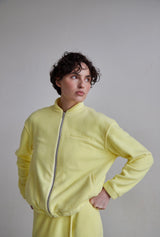 Women's fleece bomber jacket AWY