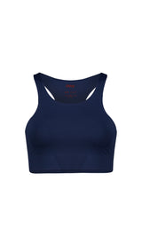 Top with American armholes blue