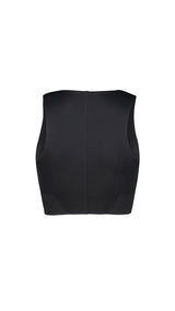 Black Zipper Top