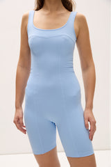 Blue short Overalls